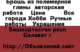 Брошь из полимерной глины, авторская работа. › Цена ­ 900 - Все города Хобби. Ручные работы » Украшения   . Башкортостан респ.,Салават г.